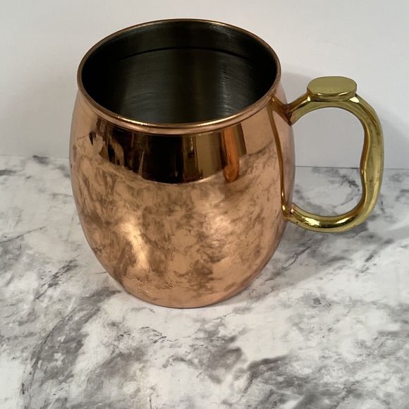 OGGI Copper Moscow Mule 20oz Mug Cup Set Of 2 Barware Drinkware - Picture 5 of 13